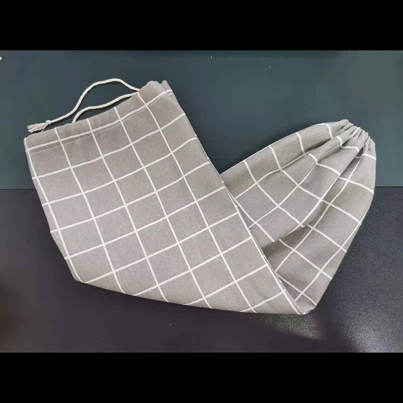 3 Pockets Cute Wall Sundry Cotton Line Hanging Organizer Bag Multi-Layer Holder Makeup Rack Jewelry Household Storage Bag