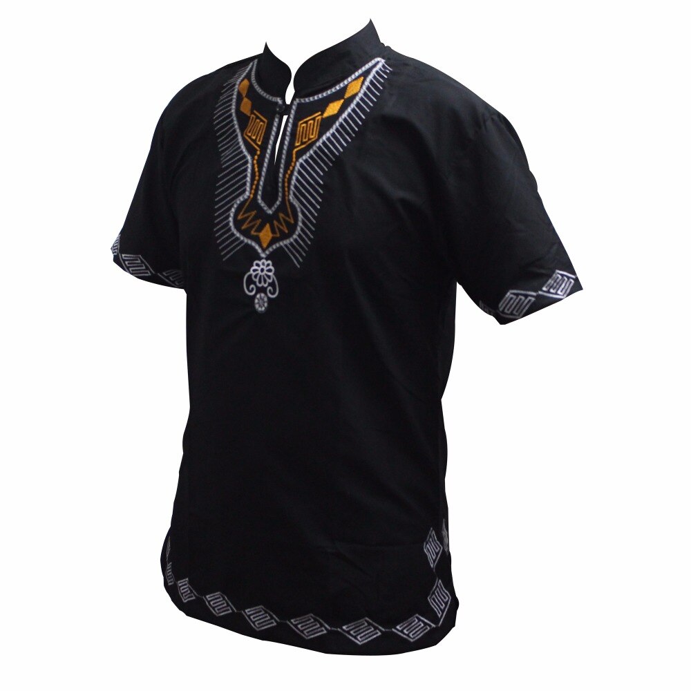 Dashiki – T-shirt brodé pour hommes, vêtements de africains, Cool, de , directe