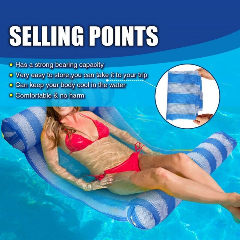 water floating bed hammock inflatable For Swimming cushion Outdoor camping mat Air inflatable mattress recreation chair