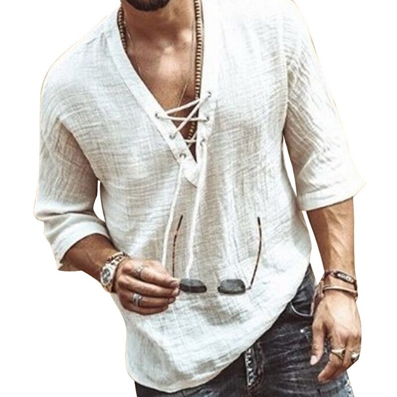 Mannen En Najaar Tops Lange Mouw Heren Shirts Button Up Business Werk Smart Formele Vlakte Jurk Top Casual slim Fit: new / XXL