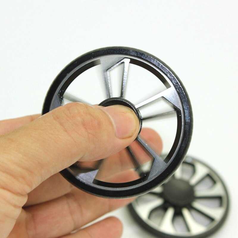Spinner metall rund spinner 5 min fidget spinners hjul