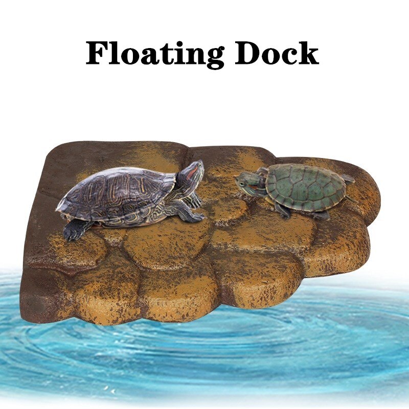 Magnetic Floating Dock Floating Island for Aquatic Turtle Terrariums Aquarium Decor Bask Terrace S/L Size