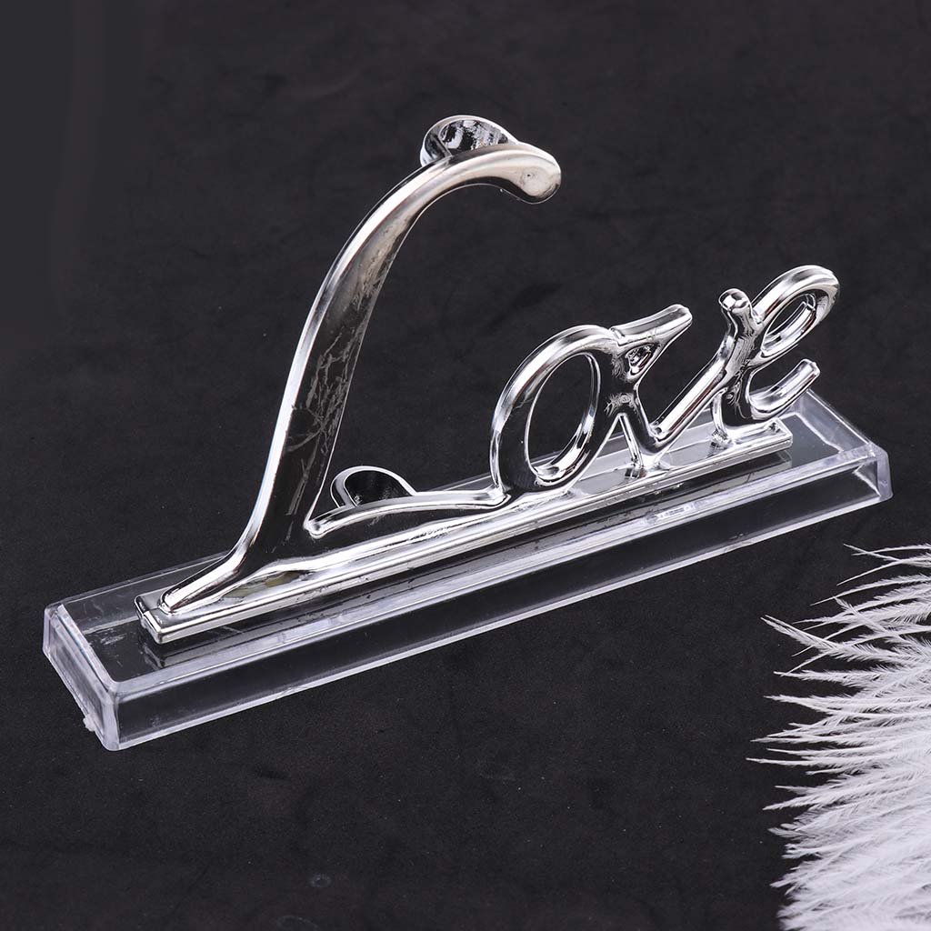 Pluma de firma de libro de invitados pluma blanca de boda con soporte de amor dorado