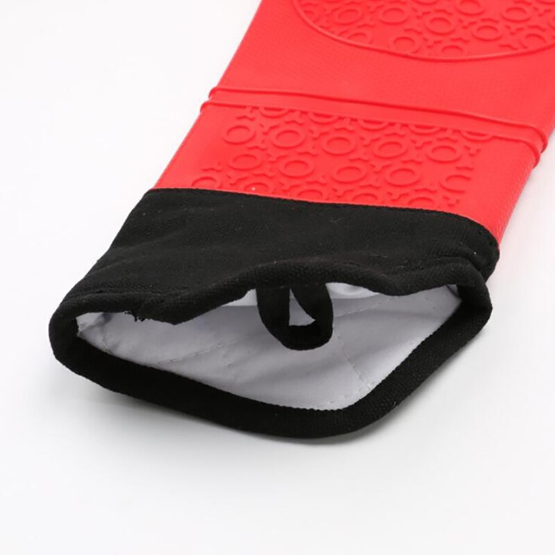Silikone varmebestandige handsker ovn luffer madlavning grill gants silikone køkken mikroovn vanter ovn handske