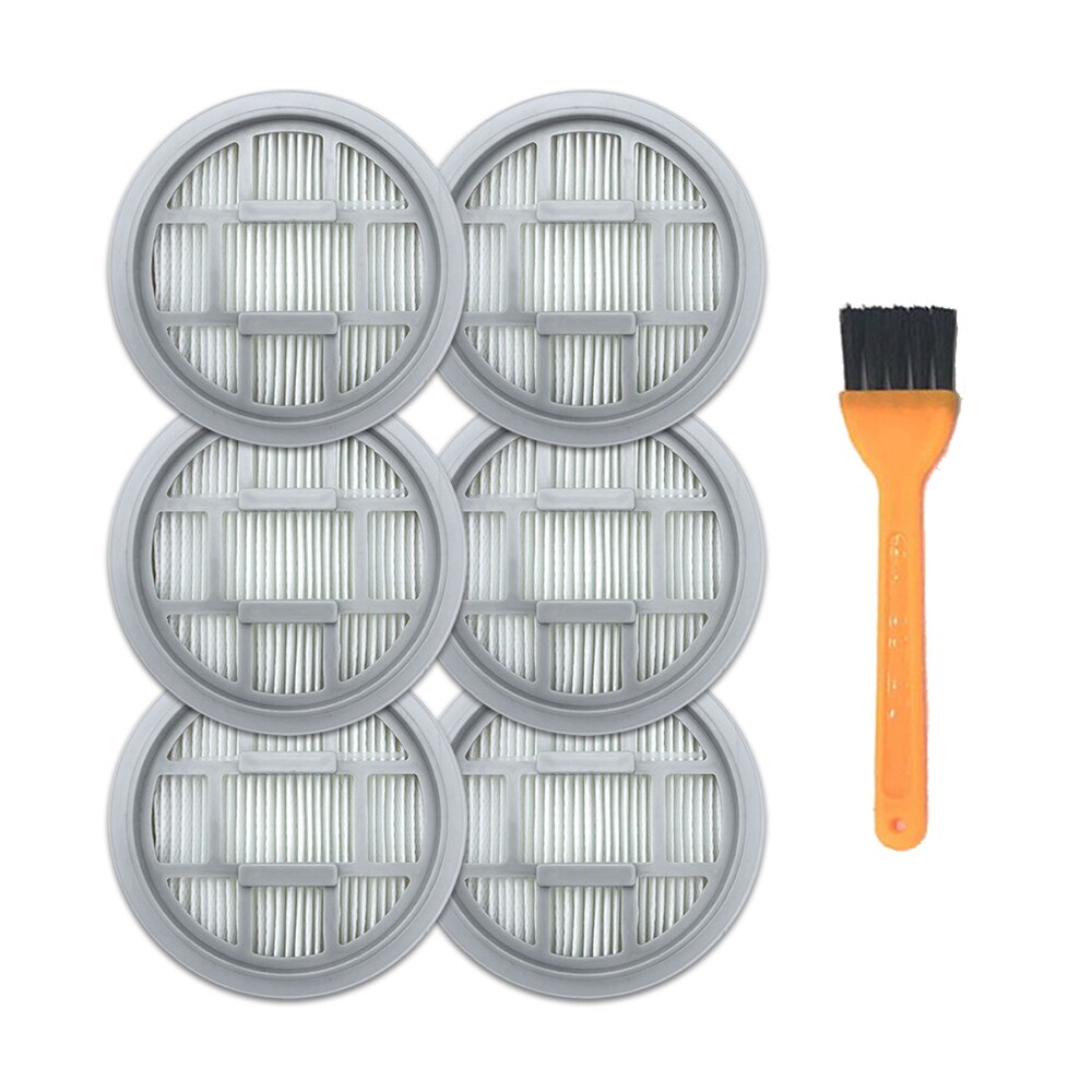 Hepa filter til xiaomi deerma  vc20s vc20 håndtak støvsuger deler tilbehør filter: 6 stk