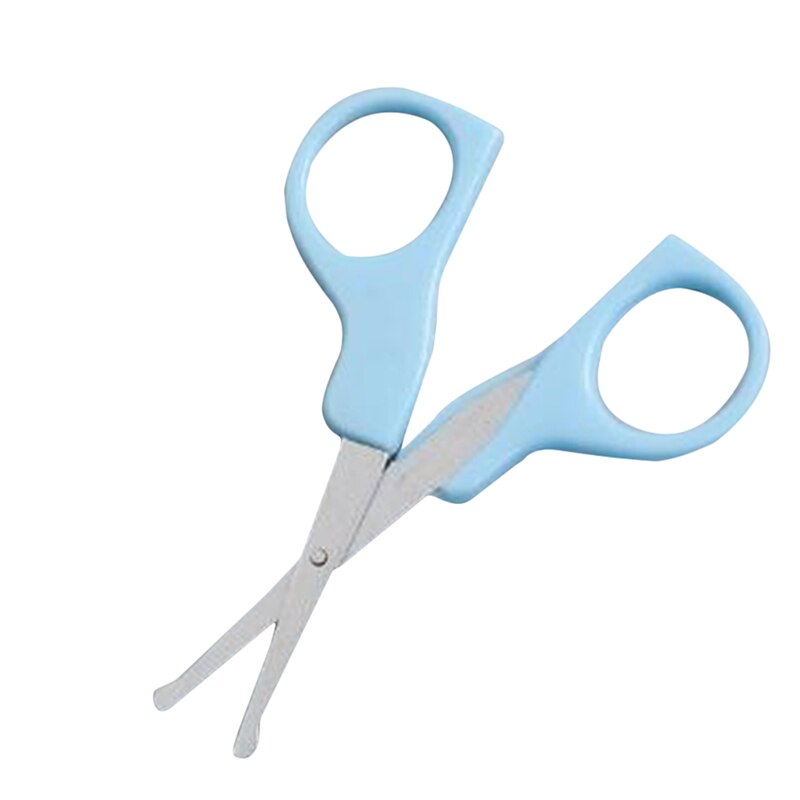 Safety Nail Clippers Scissors Cutter For Newborn Baby Convenient Daily Baby Nail Shell Shear Manicure Tool Baby Nail Scissors: blue