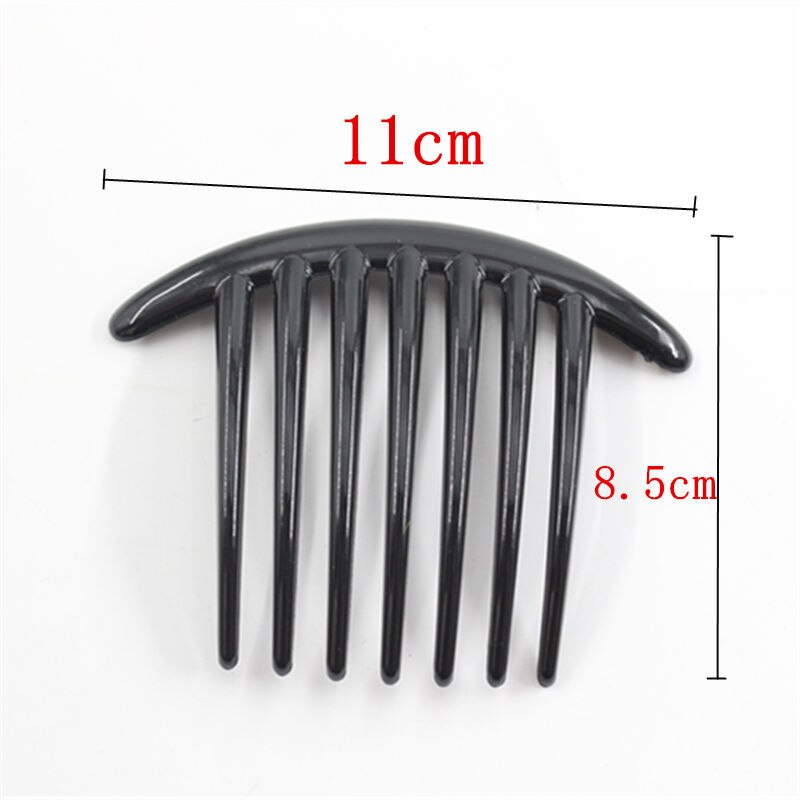 2pcs Teeth Wide Tooth Comb Black ABS Plastic Heat-resistant Large Wide Tooth Comb For Hair Styling Tool: 1