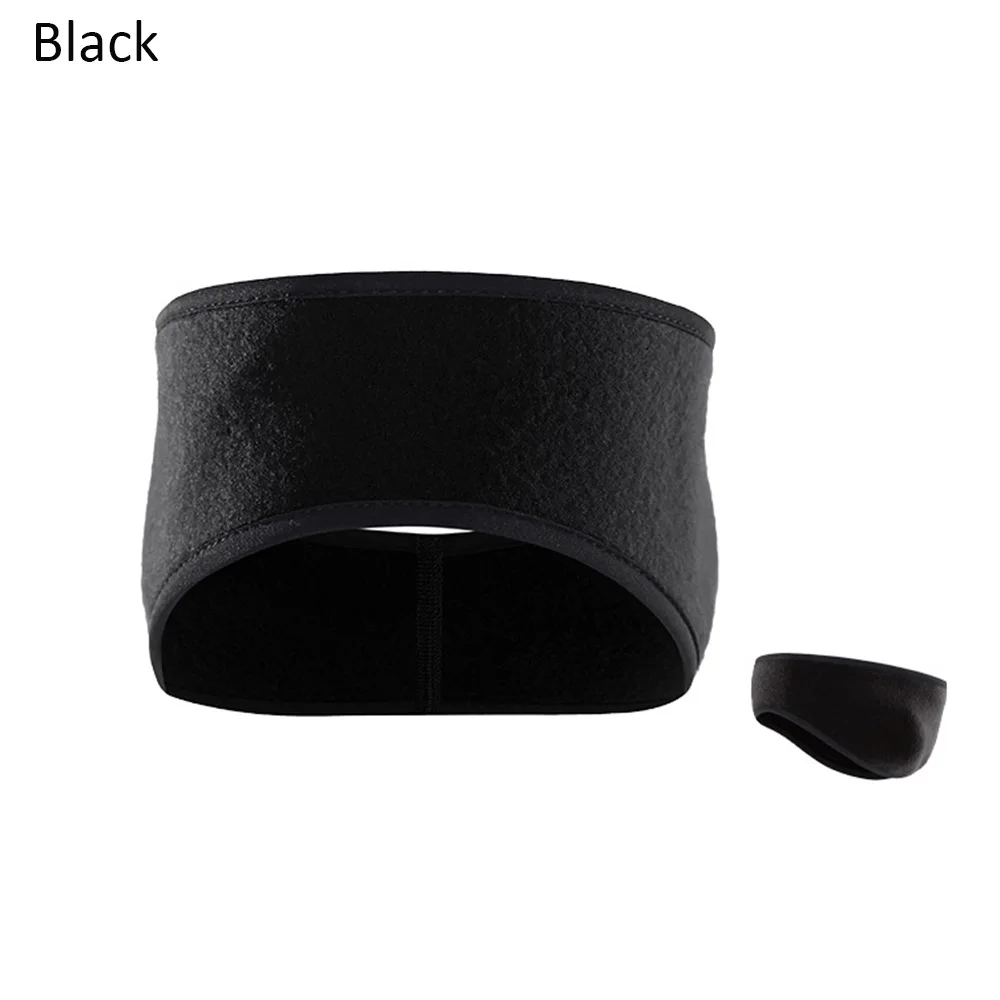 Ear Muffs Headband Women Men Winter Sweatband Running Headband Ear Warmer Fleece Ear Cover Outdoor Sports Hair Sweat Hair Bands: Champagne