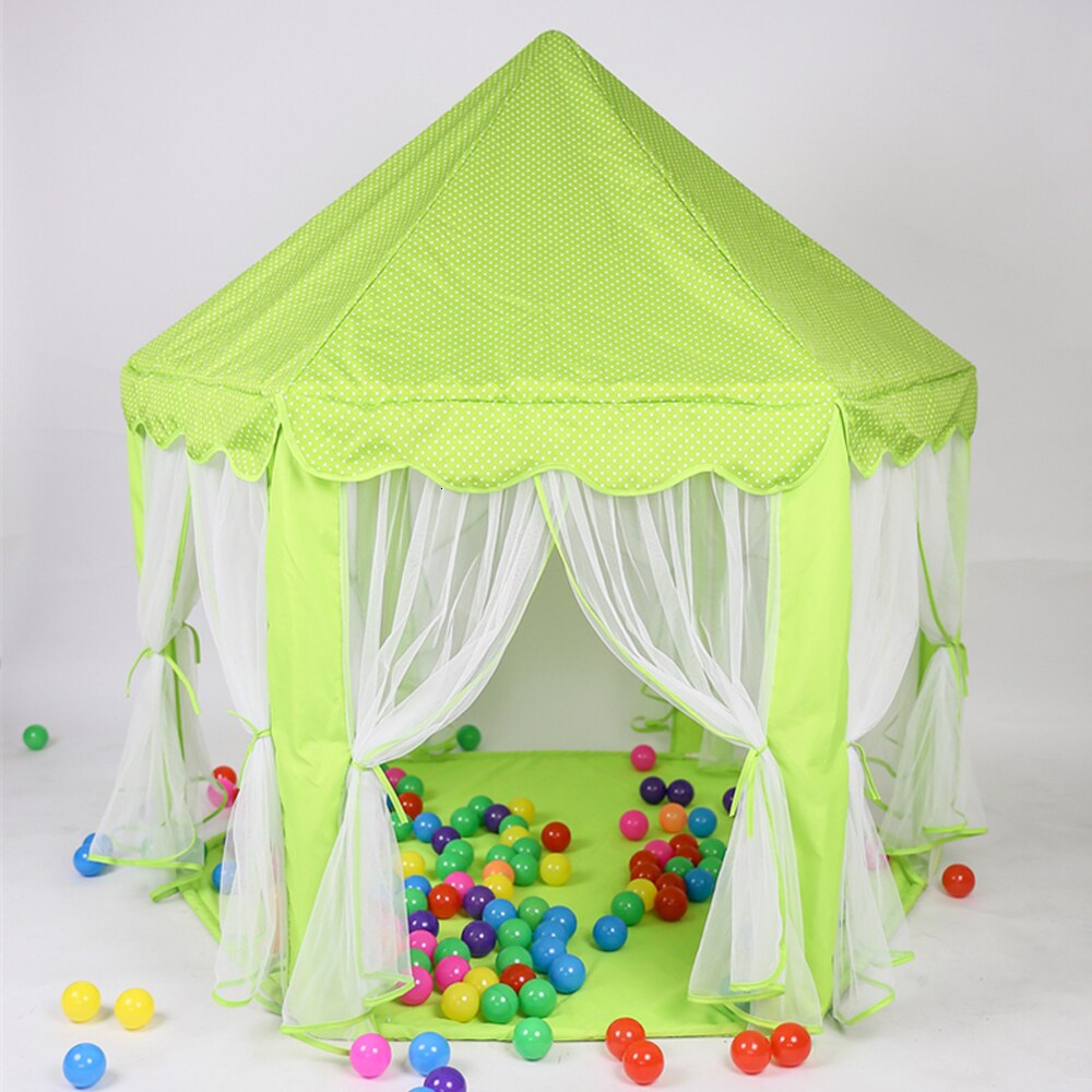 Kids Tent Portable Foldable Children&#39;s Tent Ball Play House Castle Toy Teepee Christmas Dectration Wigwam Tent For Events