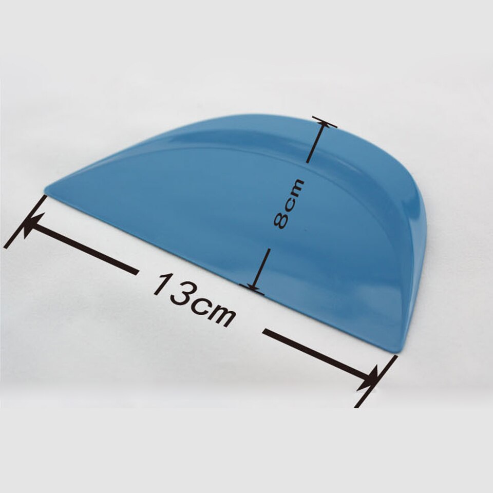 Bleu demi-lune carte à puce voiture teinte raclette voiture Vinly emballage outil pour fenêtre teinte installation MO-161