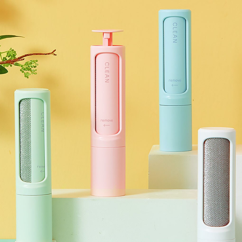 1pc Static Brush Pet Hair Lint Remover Float Fur Cleaning Brushes Reusable Roller Device Dust Brush Electrostatic Dust Cleaner