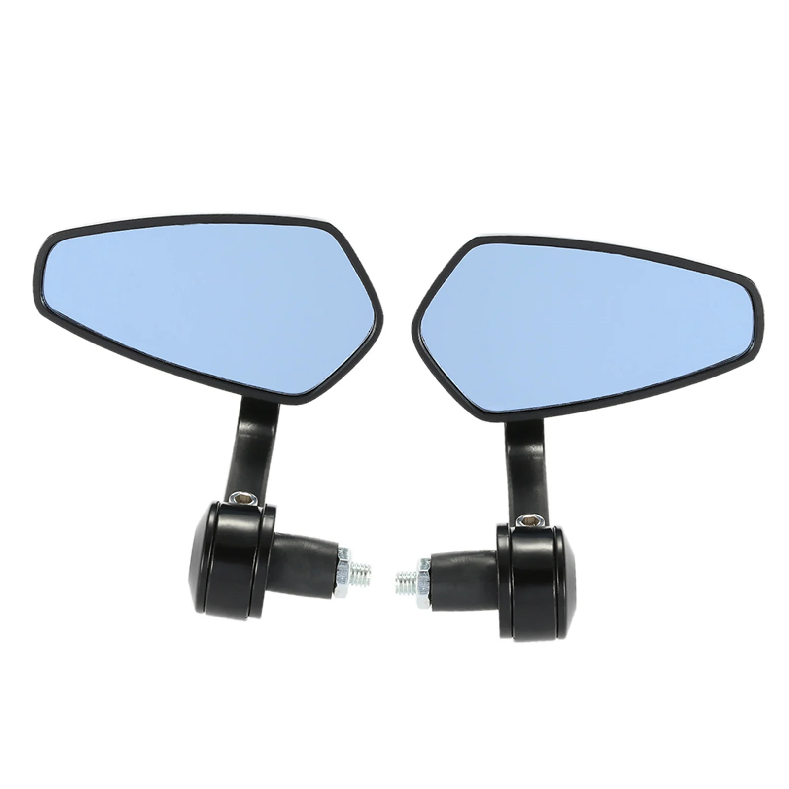 Zijspiegel voor motorfietsstuur Blauw glas 7/8" 22 mm handvatspiegel
