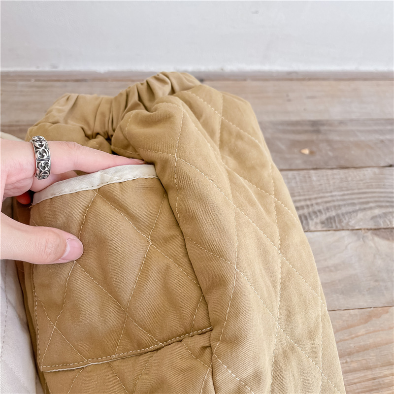 Winter Unisex Kinderen Dikker Warme Broek Effen Kleur Koreaanse Stijl Baby Kids Quilten Zachte Broek