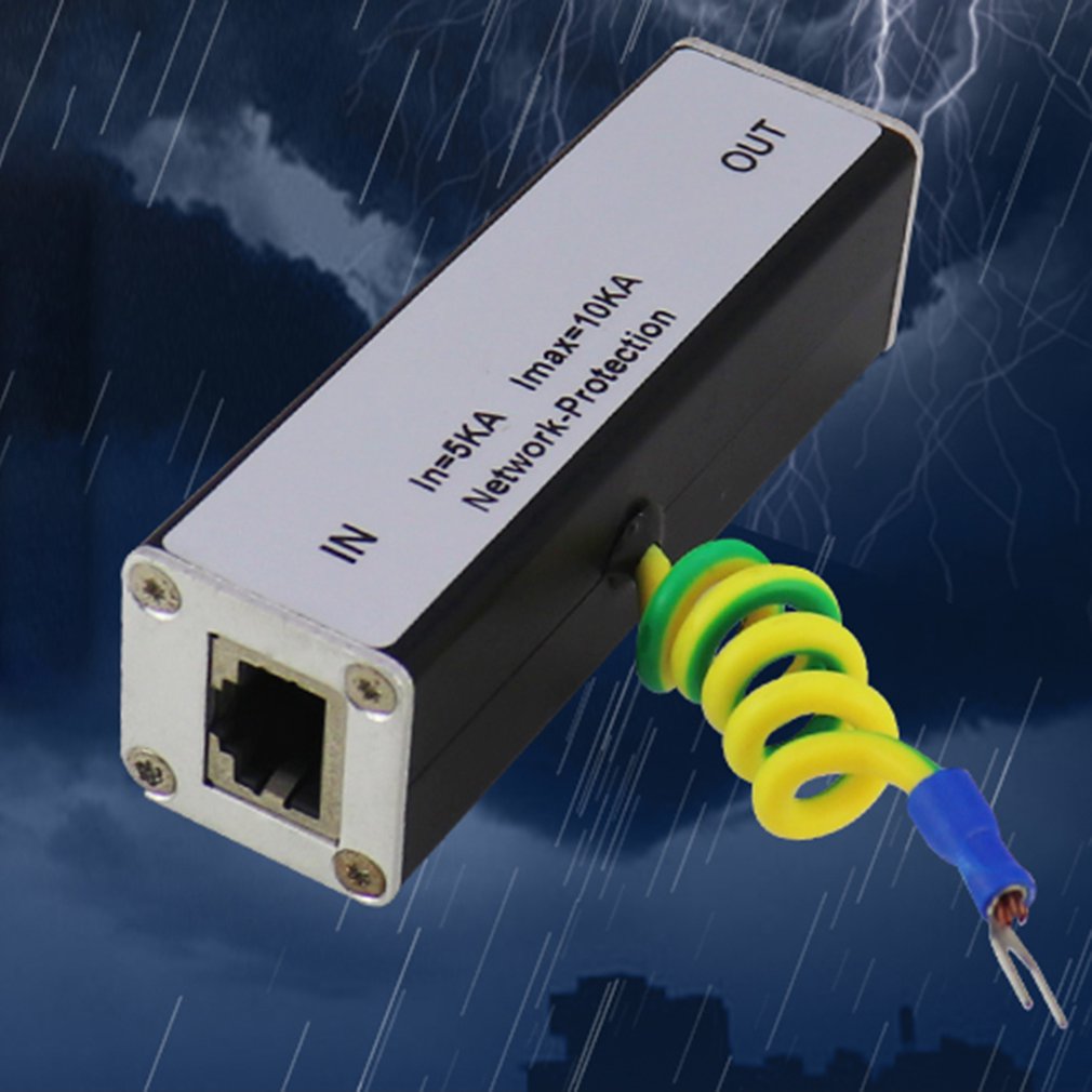 Network Lightning Protection Device Single-channel Lightning Arrester Protection Device Surge Protective Device YF-B1-MC