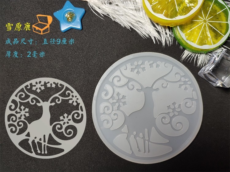 Transparent Silicone Mould Resin Decorative Craft DIY Butterfly Cat Deer Snowflake Candy Type epoxy resin molds for jewelry