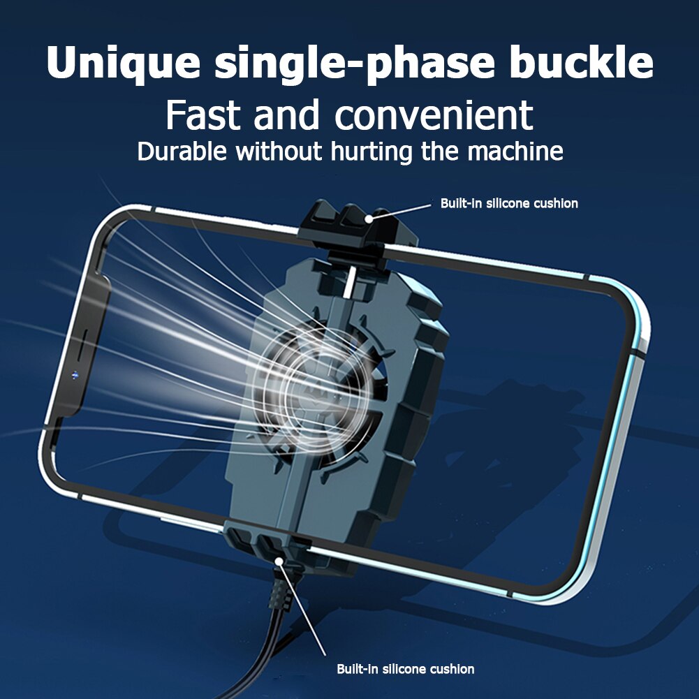 Universal Mobile Phone USB Game Cooler System Cooling Fan Gamepad Holder Stand Radiator For iPhone/Android phone