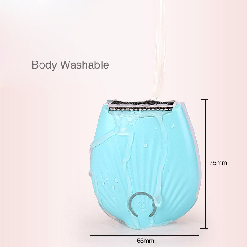 JINDING Women Hair Removal Portable Bikini Trimmer Shaving Machine Lady Shaver USB Rechargeable Electric Razor Body Hair Remover