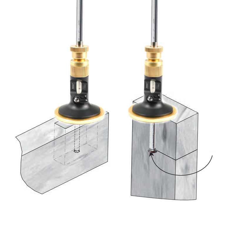 Jauge de traçage de haute précision avec lame en acier, pour tracer des lignes parallèles, outil de menuiserie