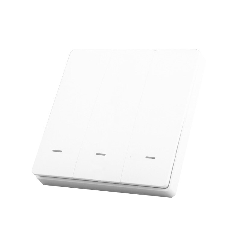 Wifi smart enkel l linje ingen neutral ledning krävs knapp ljus på/av väggströmbrytare eu uk typ 86 x 86mm arbete med apple homekit