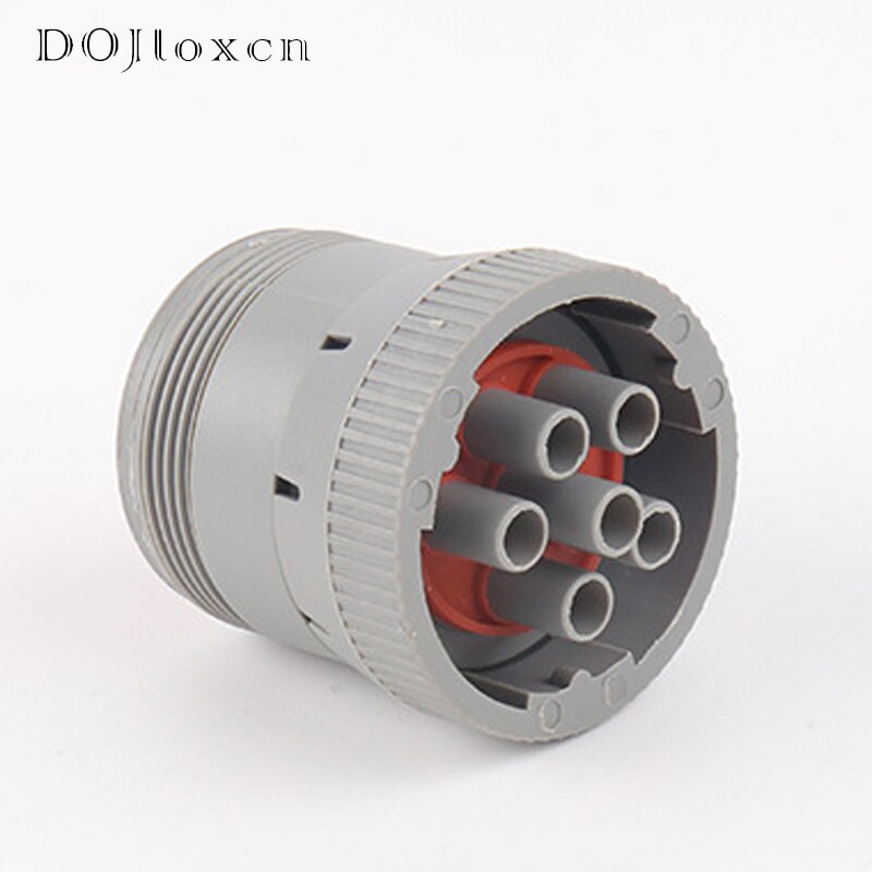 1-2 Sets 6 Pin Male Female Connector ROHS Environmental Protection IP68 Waterproof Flame Retardant HD16-6-12S-B010 HD10-6-12P