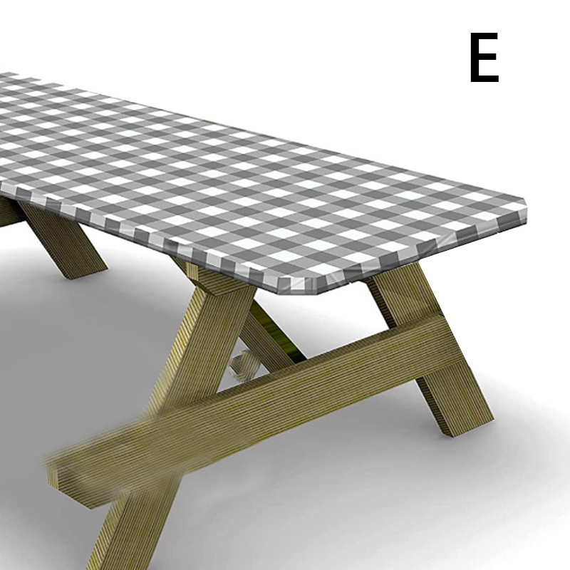 Mantel de vinilo de plástico para mesa plegable, tela de mesa Rectangular ajustada para 6 pies, tamaño 32x72 pulgadas, (180x75 cm): 05
