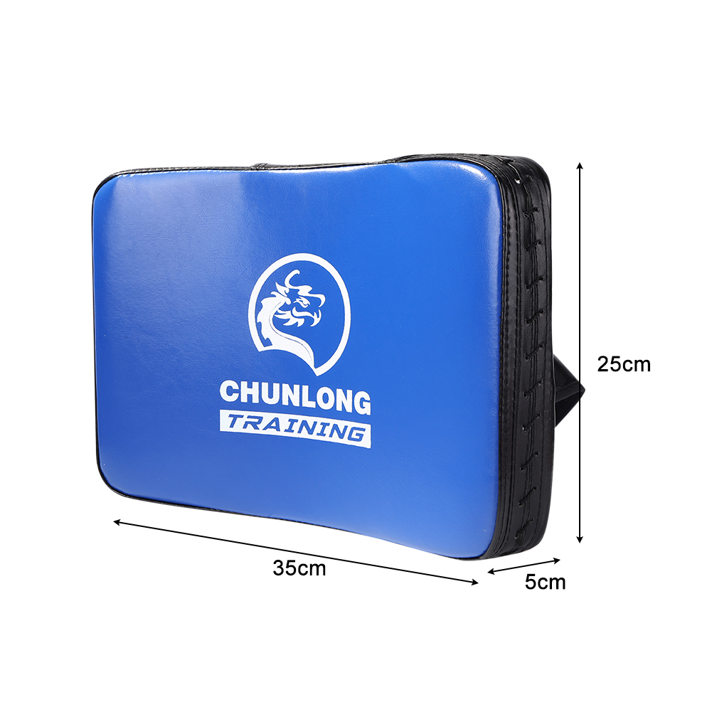 Boxing Target Boxing Pad PU Leather Boxing Focus Pad Muay Thai Foot Target for Kicking Boxing Shield Training: Burgundy