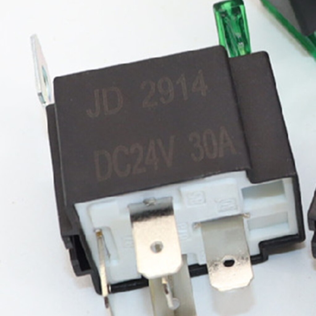 6 Pack 5PIN Automotive Relay Switch Harness Kit 30A Fuse 14AWG Wire 14 AWG Wires Fuse Relay car Truck Socket kit