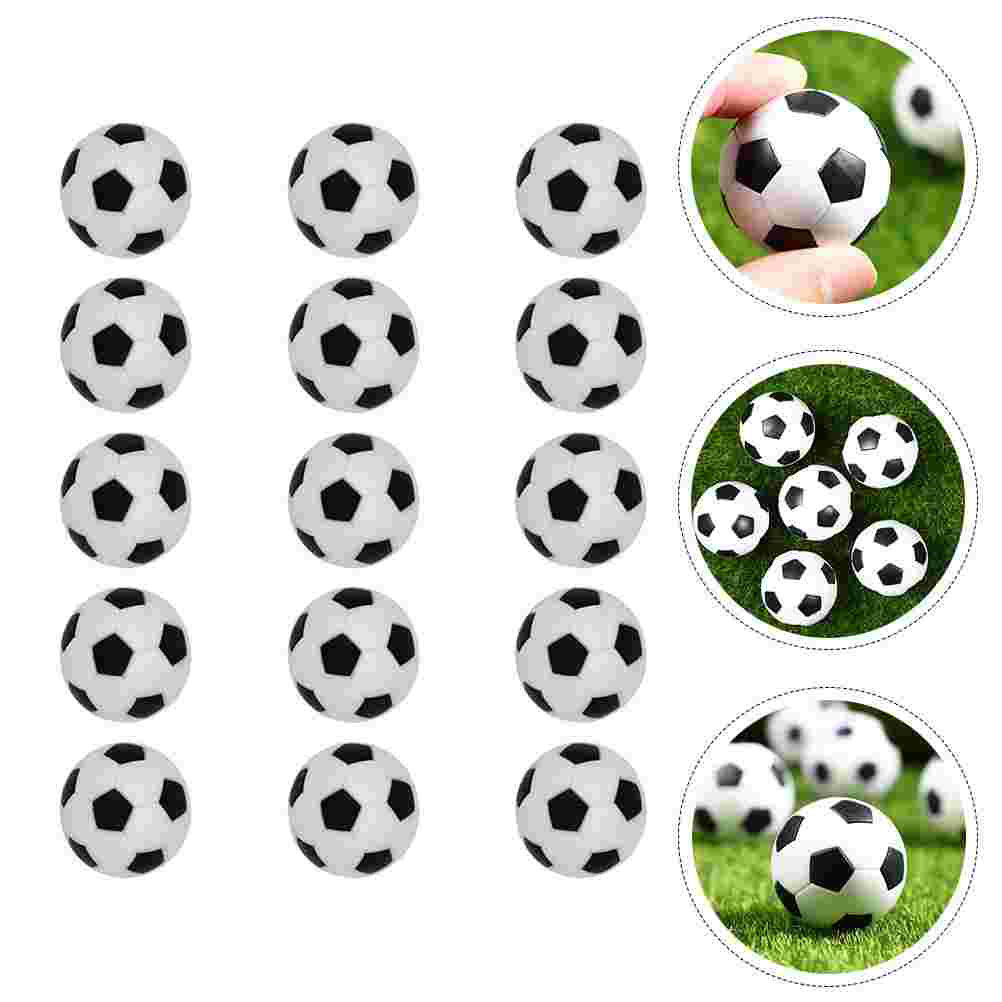 15 pcs table football balls, table soccer balls, replacement balls, table football accessories