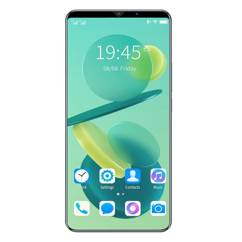M12 Ultra Smartphone 5.8 Inch MTK6580 Dual Core 512Mb + 4G Ram Dual Sim Dual Standby Android4.4 Mobiele telefoon Eu Plug: Blue
