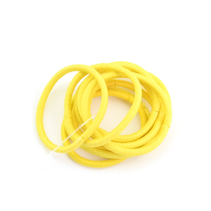 10Pcs Baby Girls Candy Colors Rubber Bands Children Elastic Hair Bands Ponytail Holder Kids Hair Accessories Headband Bebes: 12