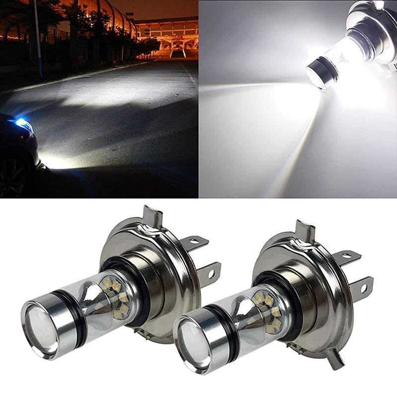 Bostar-bombilla LED de alta potencia de bajo consumo, luz antiniebla de larga vida, H4, H7, H8, H11, 9005/9006, 6000K, 100W, 1000lm, blanca, 2 uds.