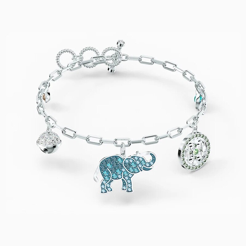 Swarovskis bracelet original1:1exquisite Animal Series Bracelet Crystal Little Seal Bracelet Girl Confession