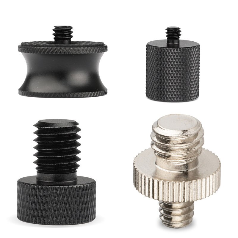 Kamera 1/4 Zu 3/8 Männlichen Zu Weiblichen Schraube Halterung Für Stativ Adapter Heißer Schuh Stick Licht Stehen Halterung Einbeinstativ Revolution schrauben