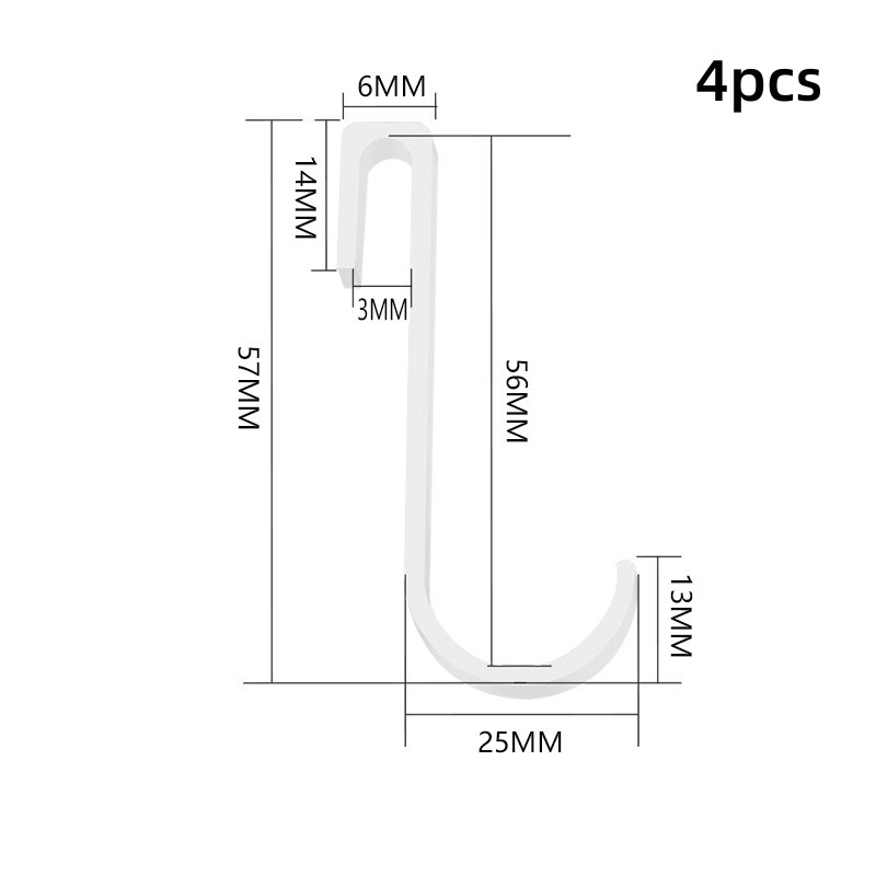 Multi-Purpose Hooks Kitchen Cabinet Door Back Hook Hanging Rack Clothes Coat Hat Towel Hanger Storage Hook Bathroom Accessories: Dark Khaki