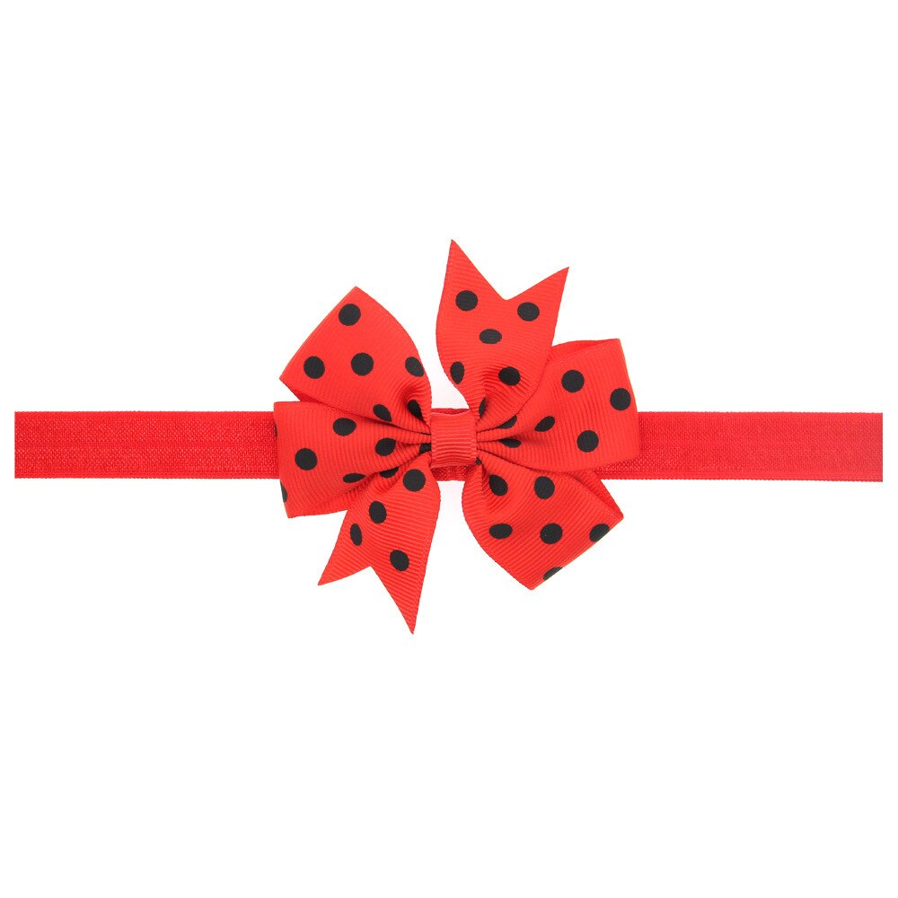 Bébé fille bandeau infantile cheveux accessoires tissu bande -né chapeaux Dot headwrap bambins pansement ruban arcs diadème