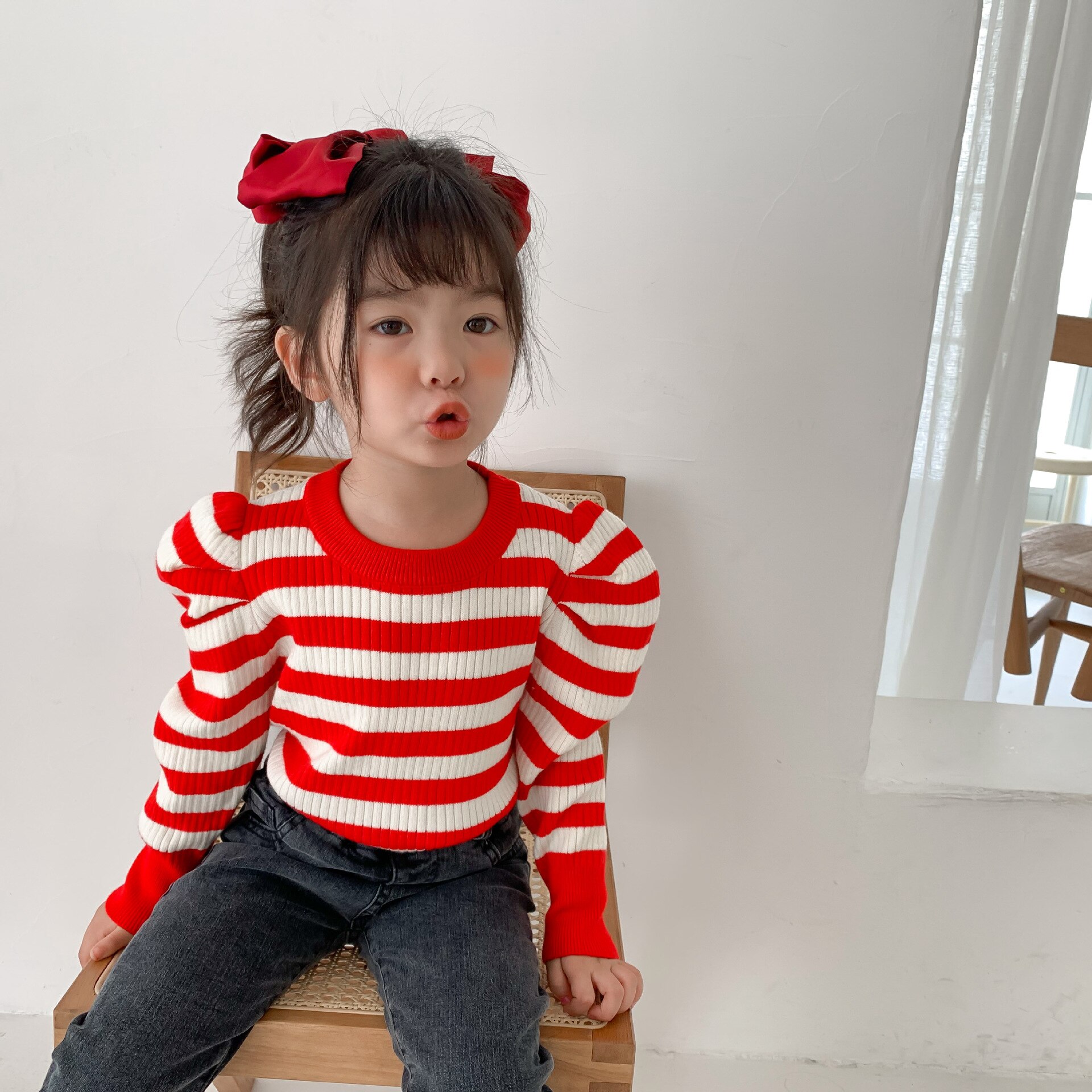 Høst jenter stripete gensere låve gensere gensere låve gensere