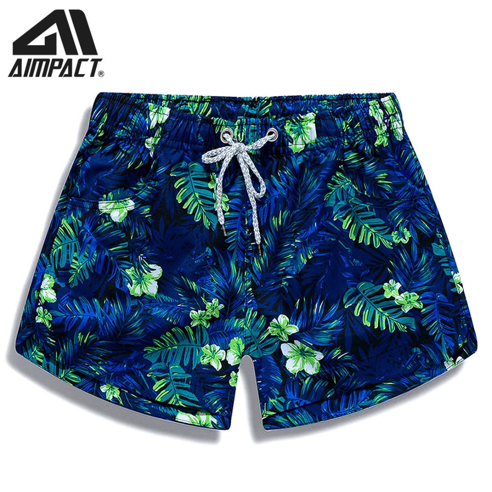 Mænd print board shorts badetøj sommer quick dry surf strand shorts badebukser mænd kvinder elsker par bade shorts