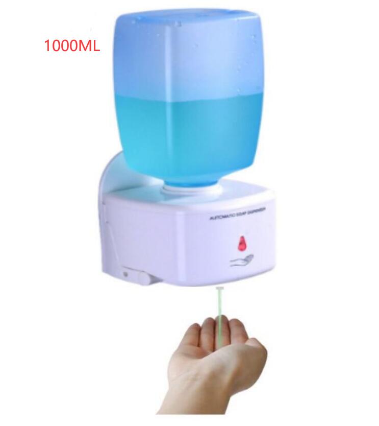 1000ML Automatic Sensor Hand Sanitizer Soap Dispenser Alcohol Sterilizer Touchless Wall Mounted with 1000ML Replaceable Bottle