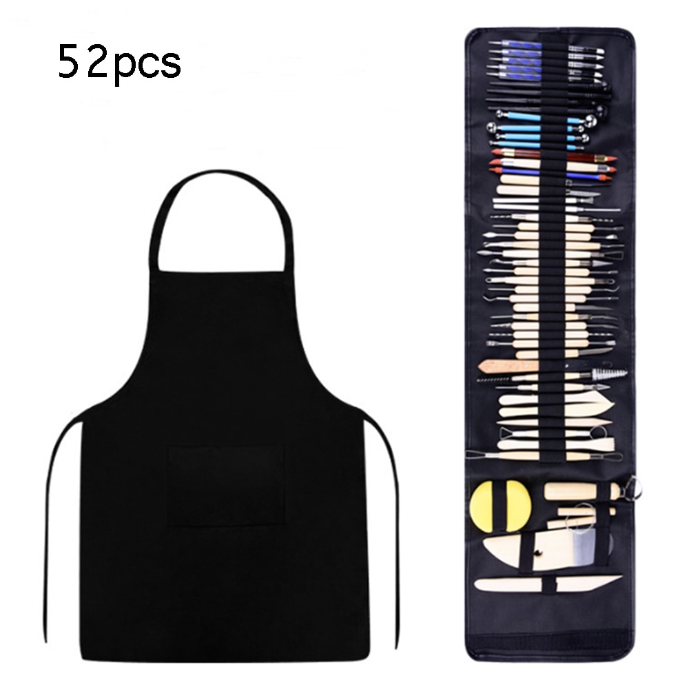 52/51/43/42 pcs Clay Sculpting Kit Clay Sculpting Sculpt Tool Wooden Handle Modeling Clay Tools set
