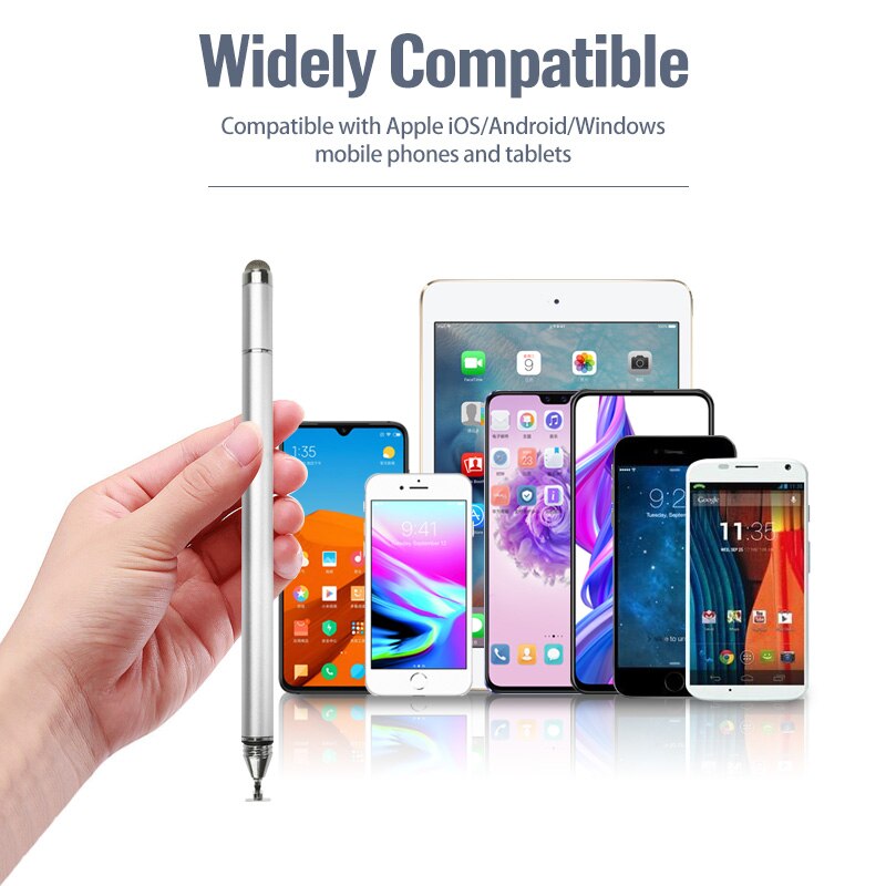Universal 4 In 1 Stylus Pen for Phone Drawing Tablet For Samsung Pens Capacitive Screen Caneta Laptop Cell phone Accessories