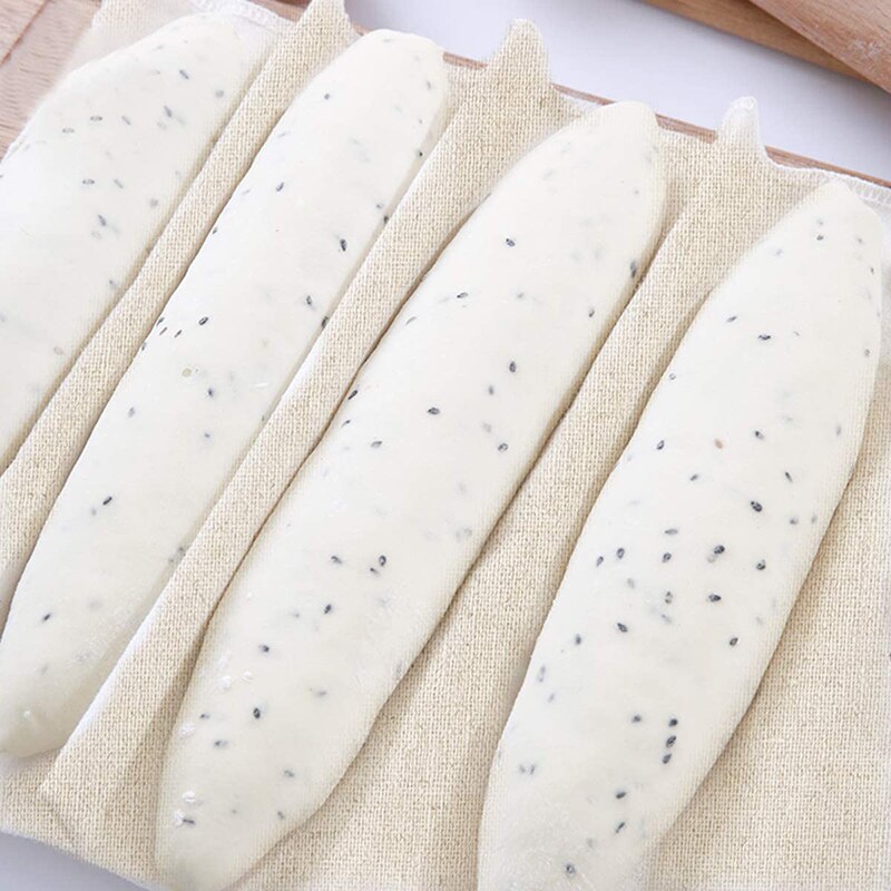 Bakers Dough Couche - Cotton Pastry Proofing Cloth for Baking French Bread Baguettes Loafs