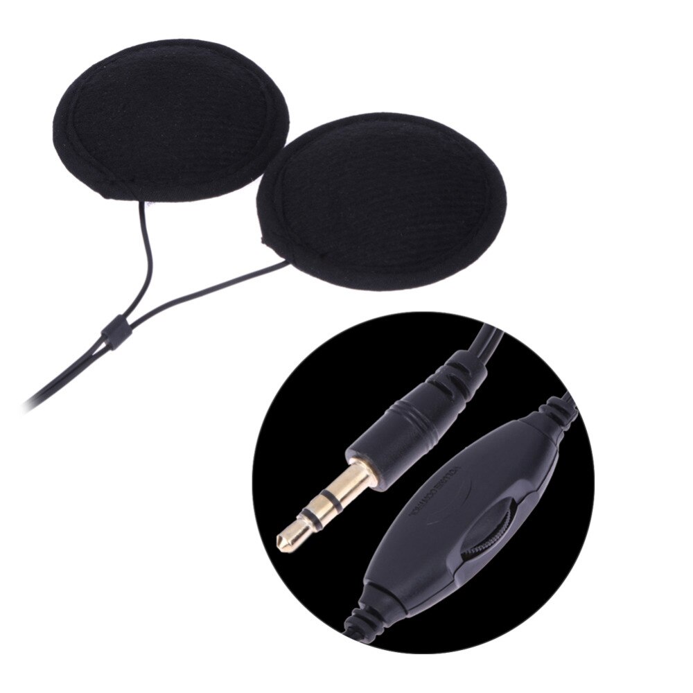 3.5mm motor headset högtalare hörlurar hörlurar volymkontroll stereo motor headset för  mp3 gps smart telefon bil styling