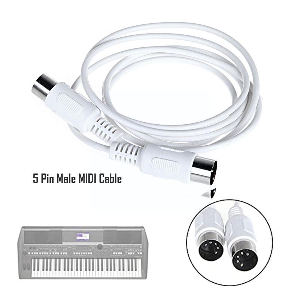 Midi Cable Music Editing Cable Double-headed Five-pin Electronic Connection Midi 1.5 Cable M M Cable 3 Cable Organ L2u0