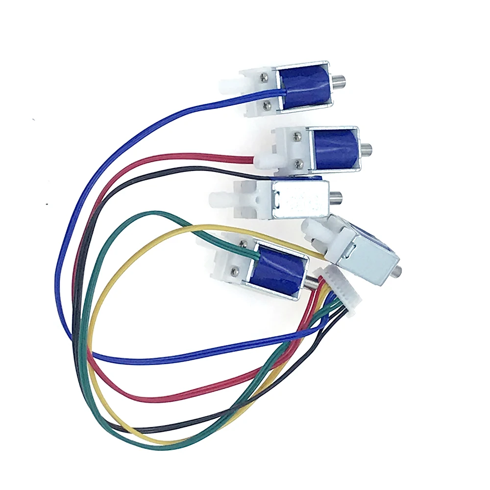 1 stk. normalt åben magnetventil  dc 3.7v 5v 6v mikro-n/o-ventil elektromagnetisk luftventil udstødnings-elektrisk afbryder