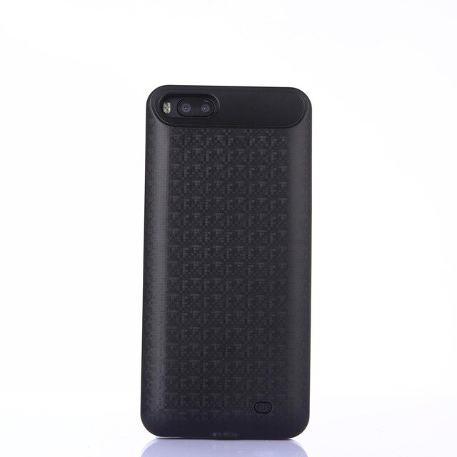 KQJYS Batterij Case Ultra Dunne 6800mAh Back Clip Voor Xiao mi mi 5X draagbare BACKUP Batterij Case Voor xiao mi 5X POWER Case: Black