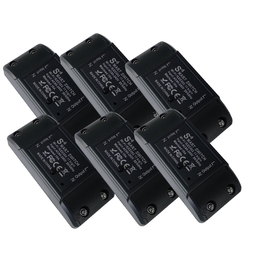 WGHINE CozyLife WiFi accorto interruttore modulo interruttore automatico 10A interruttori della luce temporizzati senza fili supporto Alexa Siri Google Alice: Colore rosa