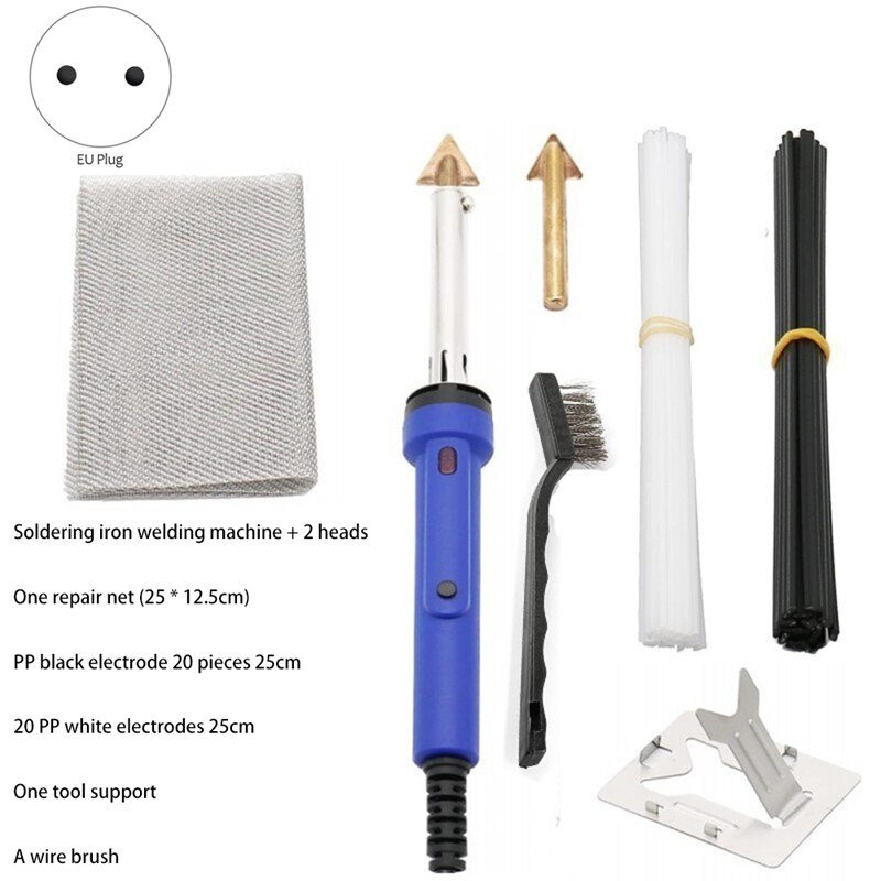 Plastic Welding Machine Kit, 80W Plastic Welding Kit, Suitable for Bumper, Kayak Repair