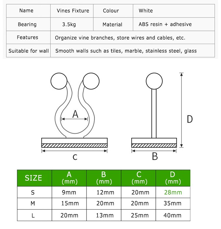 10/20/50pcs Plant Climbing Wall Clip Invisible Wall Vines Fixture Wall Sticker Hook Holder Plant Cages &amp; Supports Securing Clip