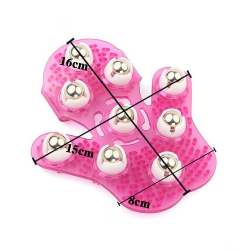 Körper Massage Handschuh Rolle Anti-Zellulitis Schmerzen Linderung Entspannen Massage Hals Schulter Massage Handschuhe Gesundheit Pflege