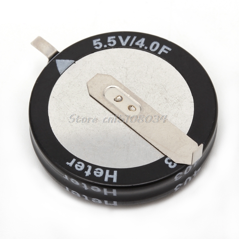 2 Stück 4,0 F 5,5 V Super Kondensator H-Type Taste Smart Capacitance